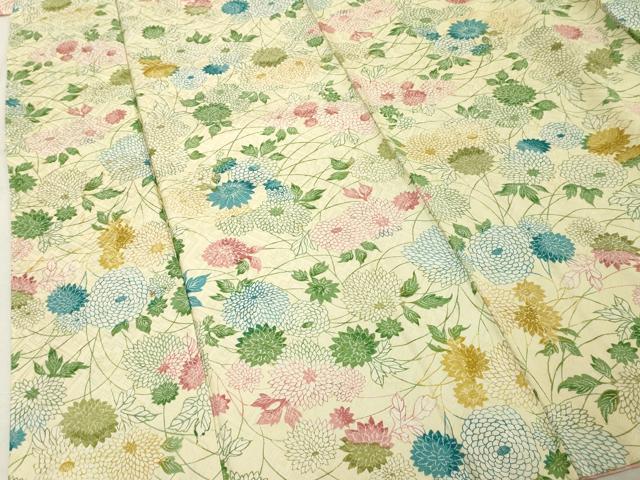平和屋着物■上質な小紋 舞花文 正絹 逸品 DABF4096cd
