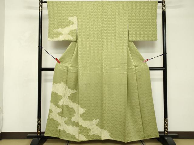 平和屋着物■訪問着 絞り エ霞花文 正絹 逸品 DABF4097cd