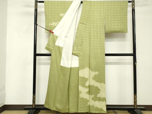 平和屋着物■訪問着 絞り エ霞花文 正絹 逸品 DABF4097cd