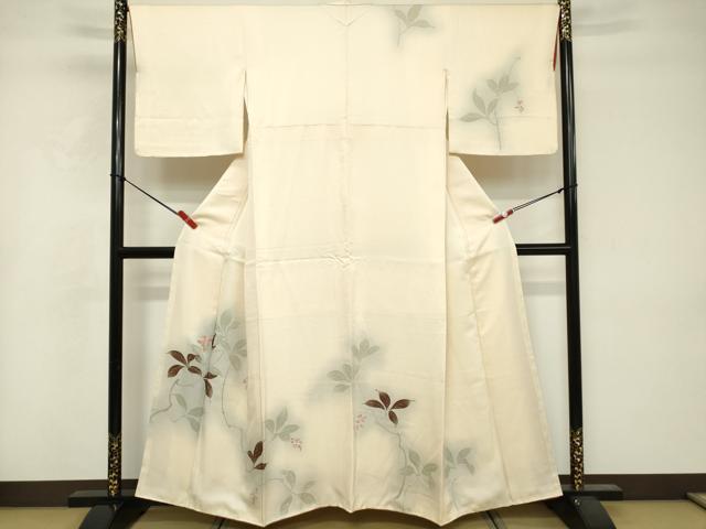 平和屋着物■訪問着 刺繍 南天文 暈し染め 正絹 逸品 DABF4098cd