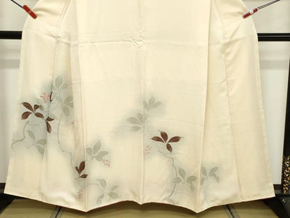 平和屋着物■訪問着 刺繍 南天文 暈し染め 正絹 逸品 DABF4098cd