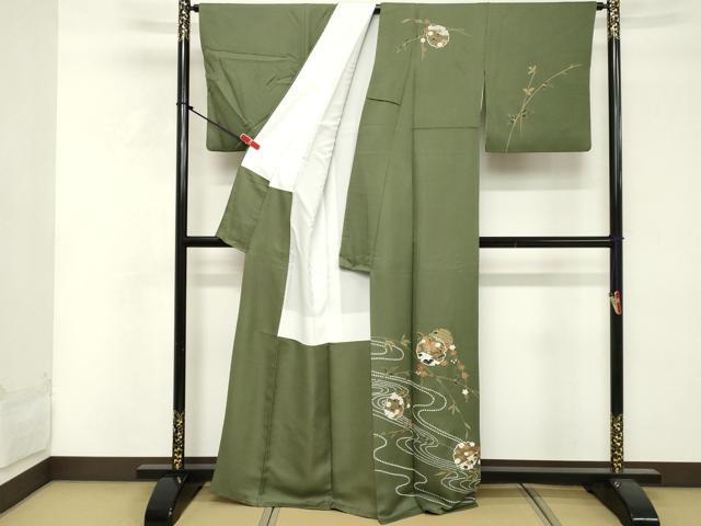 平和屋着物■訪問着 雪輪花文 金彩 正絹 逸品 DABF4101cd