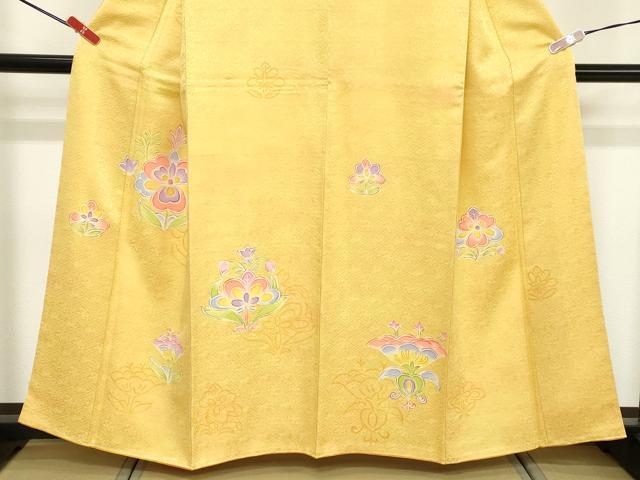 平和屋着物■訪問着　舞花文　正絹　逸品　DABF4102cd