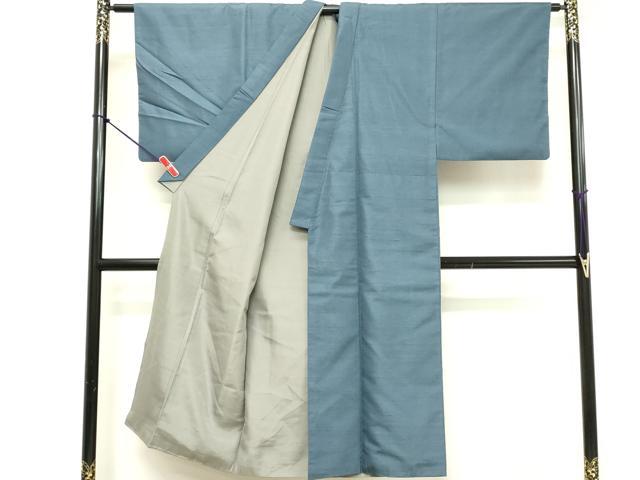 平和屋着物■男性 紬 薄縹色 正絹 逸品 DABF4126cd