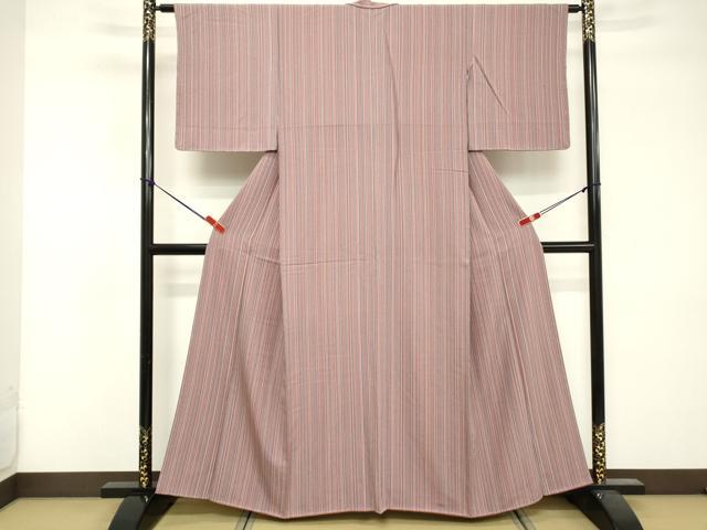 平和屋着物■上質な小紋 間道 正絹 逸品 未使用 DABF4129cd