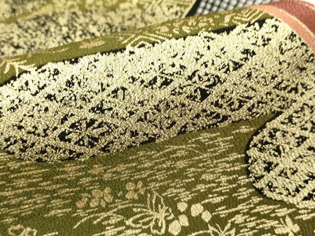 平和屋着物■豪華黒留袖 冊子花文 金彩 正絹 逸品 DABF4150cd
