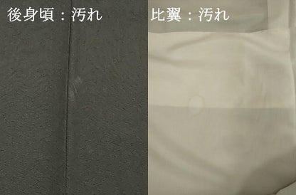 平和屋着物■豪華黒留袖　駒刺繍　雲重ね花文　金彩　正絹　逸品　DABF4165cd
