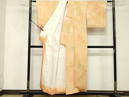 平和屋着物■上質な小紋　霞文　暈し染め　正絹　逸品　DABF4187cd