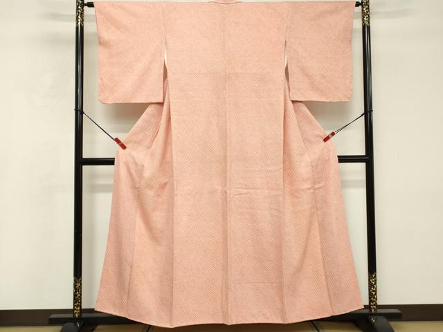 平和屋着物■大変加工の良い総絞り小紋　正絹　逸品　DABF4195cd