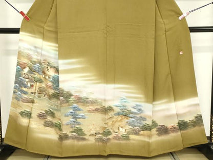 平和屋着物■豪華色留袖 作家物 風景文 暈し染め 金彩 正絹 逸品 DABF4200cd