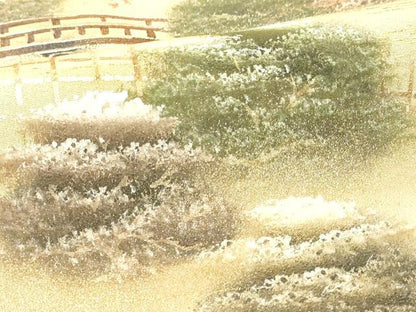 平和屋着物■豪華色留袖 作家物 風景文 暈し染め 金彩 正絹 逸品 DABF4200cd