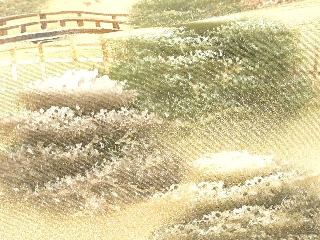 平和屋着物■豪華色留袖 作家物 風景文 暈し染め 金彩 正絹 逸品 DABF4200cd