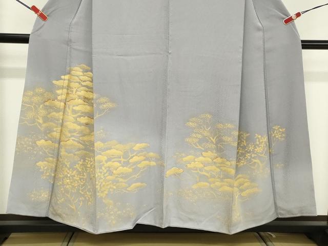 平和屋着物■豪華色留袖 駒刺繍 枝松文 金彩 正絹 逸品 DABF4203cd