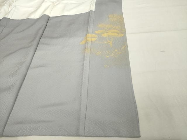 平和屋着物■豪華色留袖 駒刺繍 枝松文 金彩 正絹 逸品 DABF4203cd