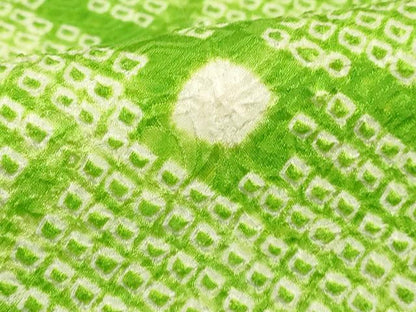 平和屋着物■上質な小紋 総絞り 舞花文 正絹 逸品 DABF4205cd