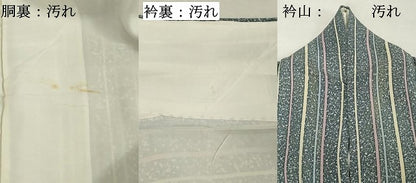 平和屋着物■上質な小紋 間道 正絹 逸品 DABF4208cd