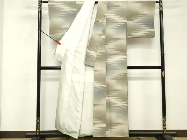 平和屋着物■上質な小紋 霞文 暈し染め 正絹 逸品 DABF4210cd