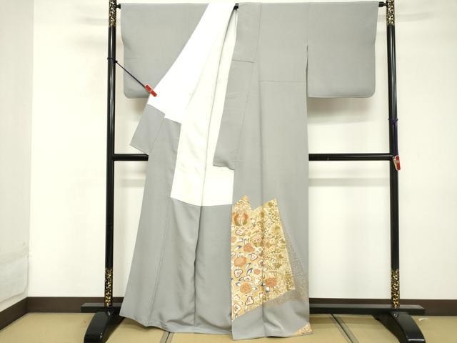 平和屋着物■豪華色留袖 花鳥文 金彩 正絹 逸品 DABF4211cd