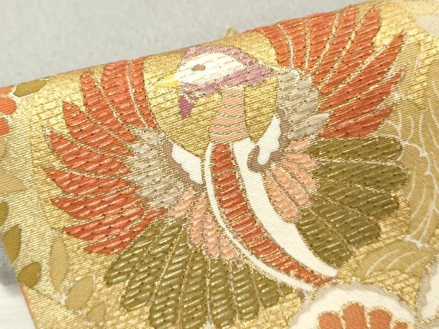 平和屋着物■豪華色留袖 花鳥文 金彩 正絹 逸品 DABF4211cd
