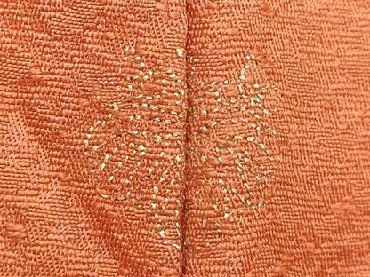 平和屋着物■上質な色無地 曙色 正絹 逸品 DABF4224cd