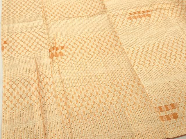 平和屋着物■上質な紬 変わり市松文 正絹 逸品 DABF4240cd