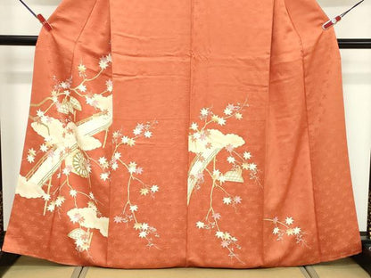 平和屋着物■訪問着 渡橋花文 金彩 正絹 逸品 DABF4243cd