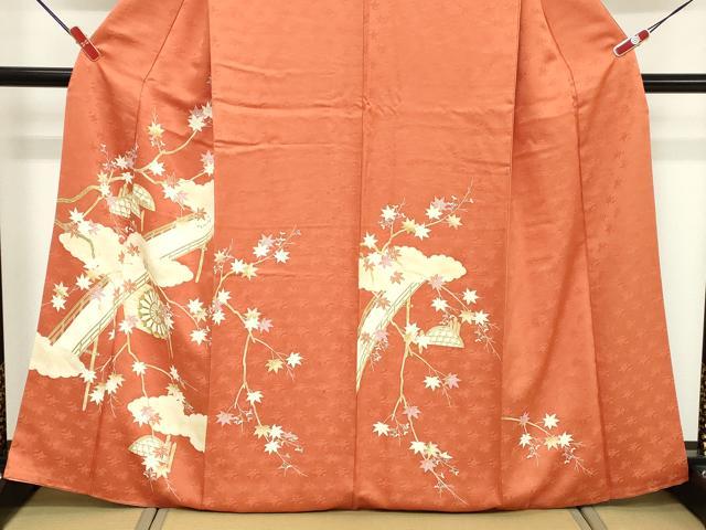 平和屋着物■訪問着 渡橋花文 金彩 正絹 逸品 DABF4243cd