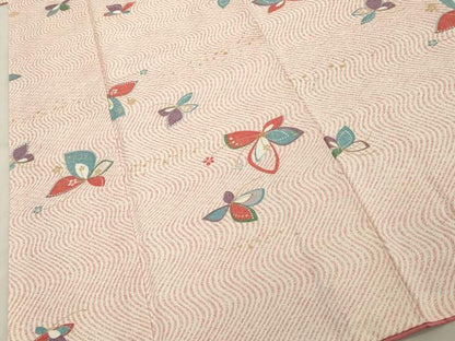 平和屋着物■上質な小紋 舞蝶文 金彩 正絹 逸品 DABF4254cd