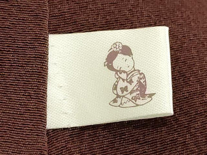平和屋着物■上質な色無地 黒檀色 正絹 逸品 DABF4264cd