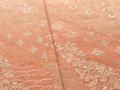 平和屋着物■訪問着 花鳥文 正絹 逸品 DABF4265cd