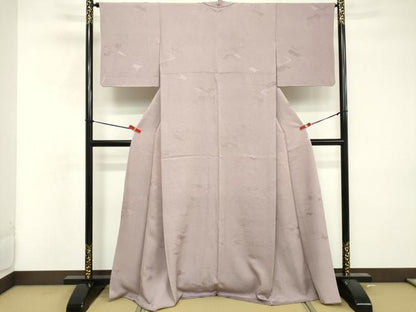 平和屋着物■江戸小紋 雲取り地紋 正絹 逸品 DABF4271cd