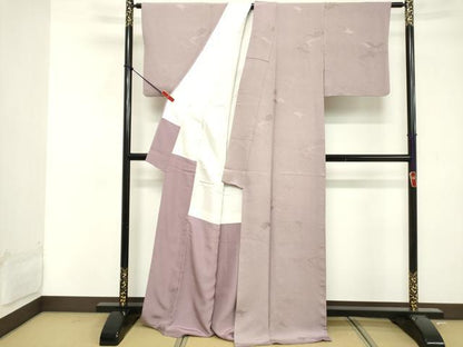 平和屋着物■江戸小紋 雲取り地紋 正絹 逸品 DABF4271cd