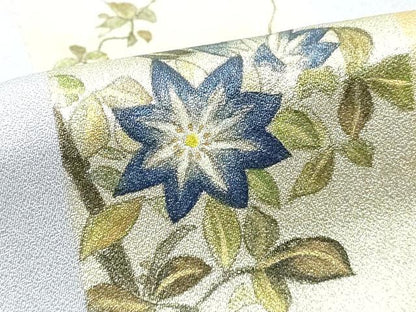 平和屋着物■訪問着　短冊花文　暈し染め　金彩　正絹　逸品　DABF4278cd