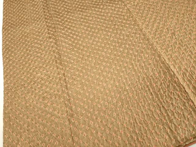 平和屋着物■上質な小紋　総絞り　正絹　逸品　DABF4302cd