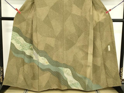 平和屋着物■訪問着　作家物　辻が花　正絹　逸品　DABF4305cd