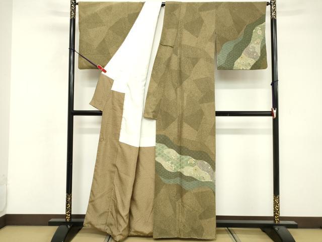 平和屋着物■訪問着　作家物　辻が花　正絹　逸品　DABF4305cd