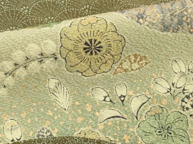 平和屋着物■訪問着　作家物　辻が花　正絹　逸品　DABF4305cd
