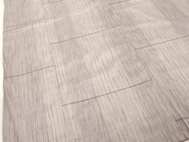 平和屋着物■上質な紬　格子　正絹　逸品　DABF4308cd