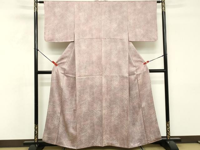 平和屋着物■上質な小紋　芝文　暈し染め　正絹　逸品　DABF4319cd