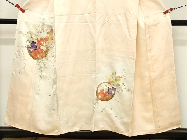 平和屋着物■訪問着　花丸文　暈し染め　金彩　正絹　逸品　DABF4362cd