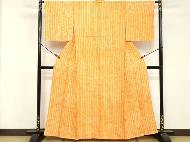 平和屋着物■上質な小紋　総絞り　間道　正絹　逸品　DABF4365cd