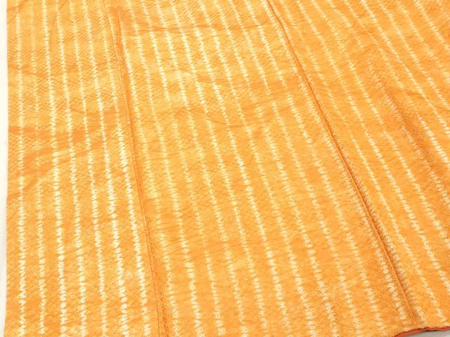 平和屋着物■上質な小紋　総絞り　間道　正絹　逸品　DABF4365cd