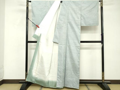 平和屋着物■本場大島紬　9マルキ　流水文　正絹　逸品　DABF4381cd