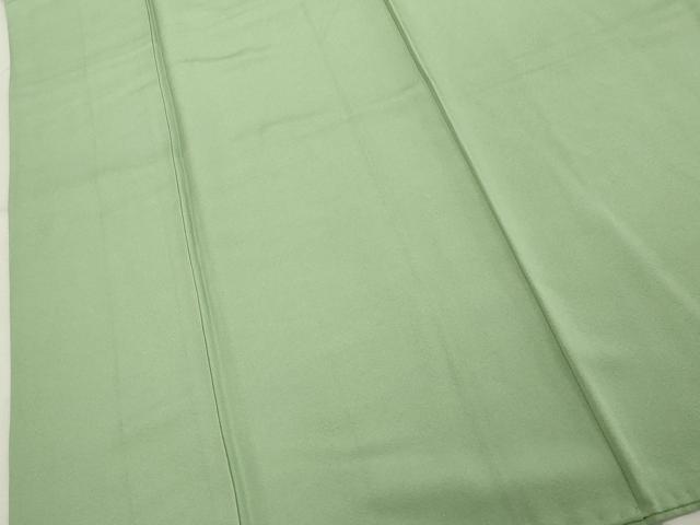 平和屋着物■上質な色無地　山葵色　正絹　逸品　DABF4394cd