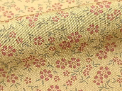 平和屋着物■上質な小紋　花間道　正絹　逸品　DABF4407cd