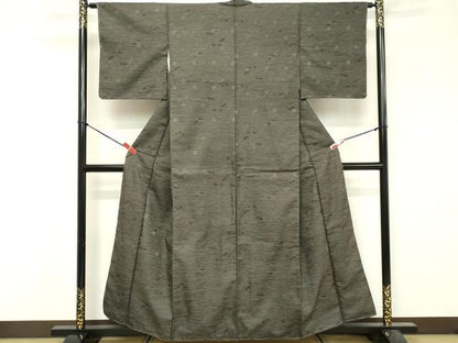 平和屋着物■小紋　芝文　洗える着物　未使用　DABF4422cd