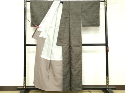 平和屋着物■小紋　芝文　洗える着物　未使用　DABF4422cd