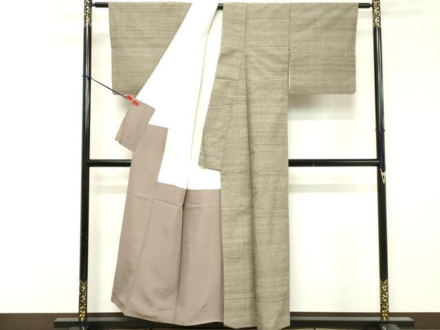 平和屋着物■上質な紬　霞文　正絹　逸品　DABF4428cd