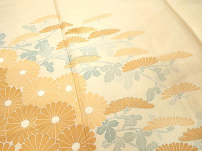 平和屋着物■訪問着 刺繍 草花文 金彩 正絹 逸品 DABF4442cd