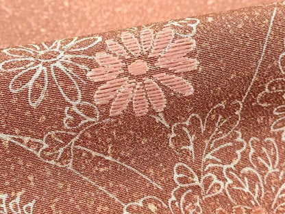 平和屋着物■訪問着　刺繍　草花文　暈し染め　正絹　逸品　DABF4461cd